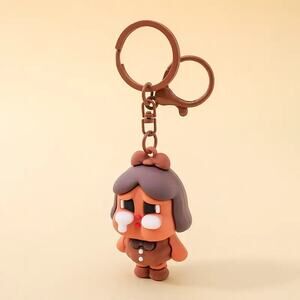 POPMART Crybaby Crying Again Series Figures Keychain - Brown